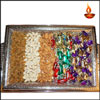 Special Diwali Dry Fruit with Chocos Thali - Click here to View more details about this Product